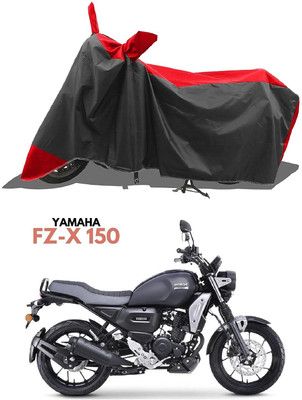 KEDIT Two Wheeler Cover for Universal For Bike(FZ-X, Red, Black)