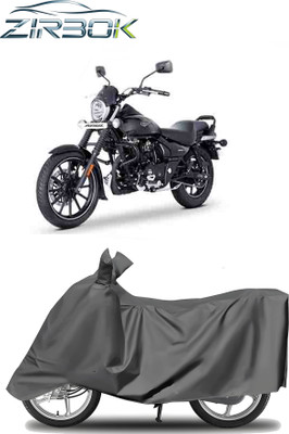 ZIRBOK Waterproof Two Wheeler Cover for Bajaj(Avenger 160 Street, Grey)