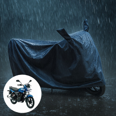 PAGORA Waterproof Two Wheeler Cover for Bajaj(Platina 125, Black)