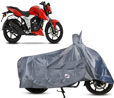 EGAL Two Wheeler Cover for TVS(Apache RTR 160 4V, Grey)