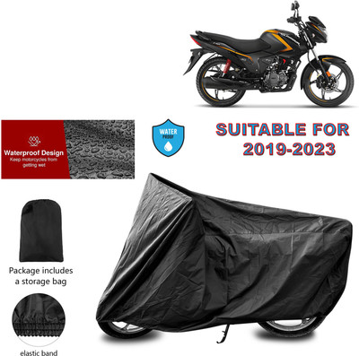 PAGORA Waterproof Two Wheeler Cover for Hero(Glamour FI, Black)