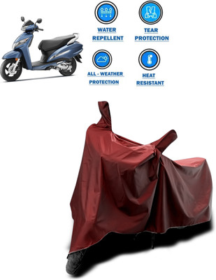 CODOKI Waterproof Two Wheeler Cover for Honda(Activa 125, Maroon)