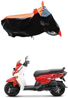 VESMEI Two Wheeler Cover for Honda(Cliq BS6, Orange)