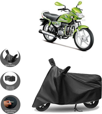 HWSXQAE Waterproof Two Wheeler Cover for Hero(Black)