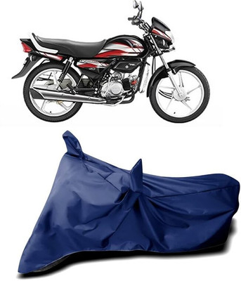 KEDIT Two Wheeler Cover for Hero(HF Deluxe i3s, Blue)