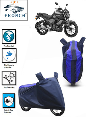 FRONCH Waterproof Two Wheeler Cover for Yamaha(FZ FI, Blue)