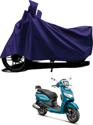 KEDIT Waterproof Two Wheeler Cover for Hero(Pleasure Plus, Blue)