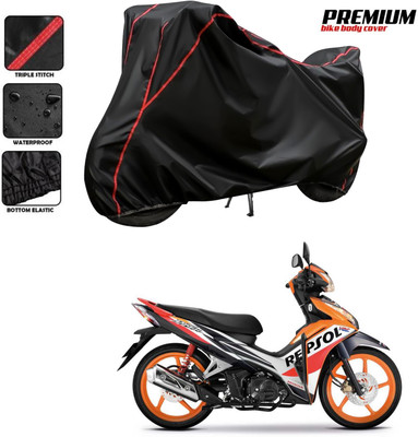 SThanaveX Waterproof Two Wheeler Cover for Honda(Blade 125, Black)