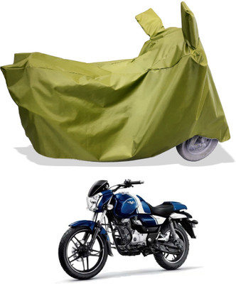 Amexride Two Wheeler Cover for Bajaj(v15, Maroon)