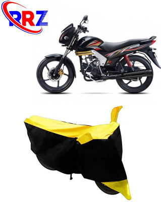 RRZ Waterproof Two Wheeler Cover for Mahindra(Centuro XT, Black, Yellow)