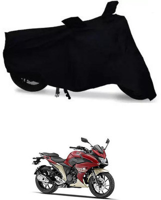 THE REAL ARV Waterproof Two Wheeler Cover for Yamaha(Fazer, Black)