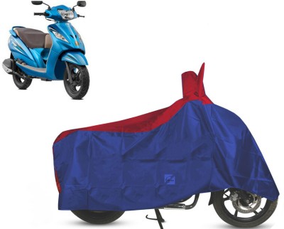 EGAL Waterproof Two Wheeler Cover for TVS(Wego BS6, Red)