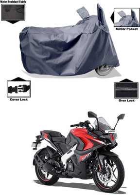 PAGORA Waterproof Two Wheeler Cover for Bajaj(Pulsar RS200 BS6, Grey)