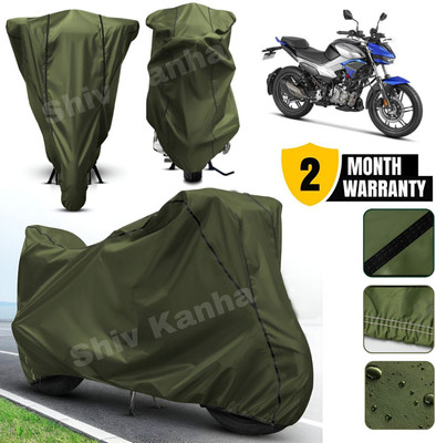 Shiv Kanha Waterproof Two Wheeler Cover for Hero(Xtreme, Green, Black)