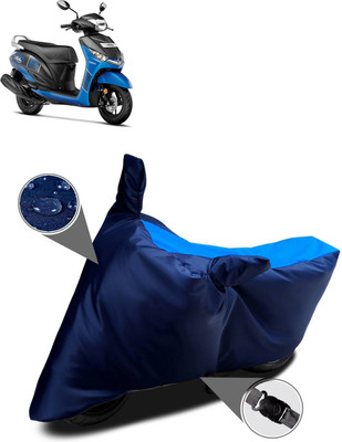 AutoGalaxy Waterproof Two Wheeler Cover for Yamaha(Alpha, Blue)