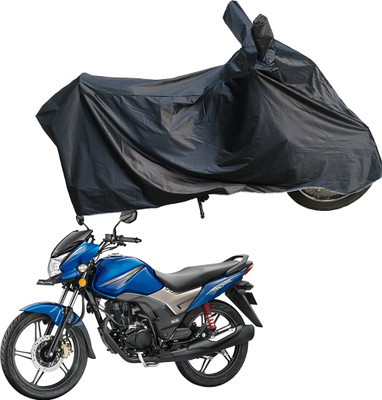 Motodreka Waterproof Two Wheeler Cover for Honda(CB Shine, Black)