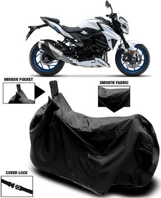 MMSSTAR Waterproof Two Wheeler Cover for Suzuki(GSX, Black)