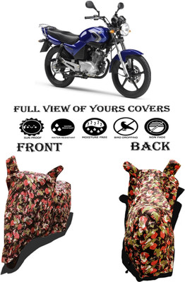 Amexride Two Wheeler Cover for Yamaha(YBR 125, Multicolor)