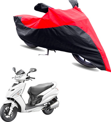 Motodreka Two Wheeler Cover for Hero(Maestro Edge, Red, Black)