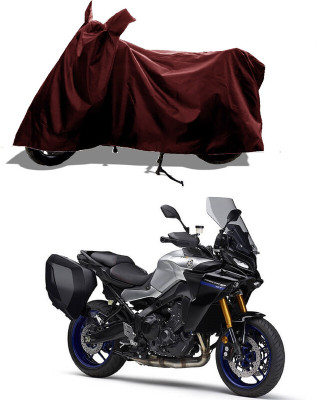 GROFATIK Two Wheeler Cover for Yamaha(MT 09 BS6, Maroon)
