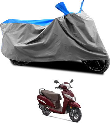 PAGORA Waterproof Two Wheeler Cover for Honda(Activa 125, Grey, Blue)