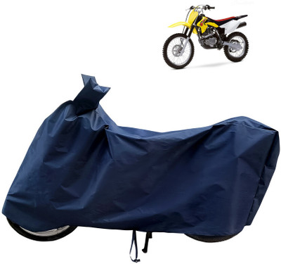 Horseyaart Waterproof Two Wheeler Cover for Suzuki(DR-Z50 BS6, Blue)