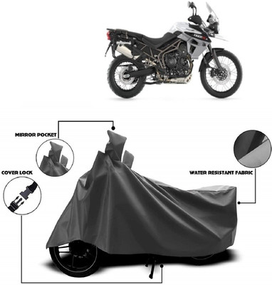 MMSSTAR Waterproof Two Wheeler Cover for Triumph(Tiger 800 XCA, Grey)