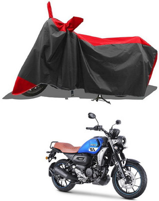 PAGORA Waterproof Two Wheeler Cover for Yamaha(FZ-S Fi Version 3.0 BS6, Red, Black)