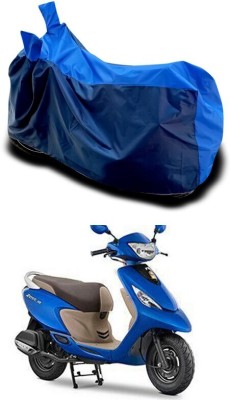 Mdstar Waterproof Two Wheeler Cover for TVS(Scooty Zest 110 BS6, Blue)