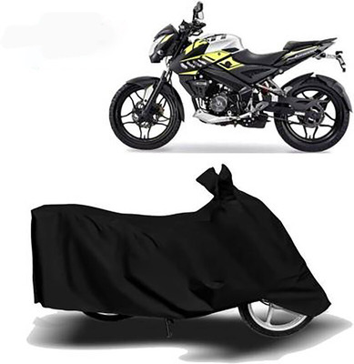Mdstar Waterproof Two Wheeler Cover for Bajaj(Pulsar 160 NS DTS-i, Black)