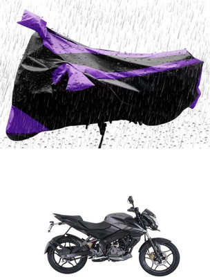 RONISH Waterproof Two Wheeler Cover for Bajaj(Pulsar 160 NS DTS-i, Purple, Black)