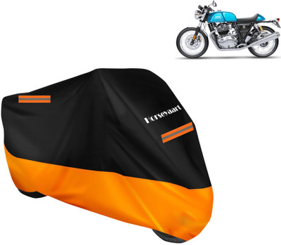 Horseyaart Waterproof Two Wheeler Cover for Royal Enfield(Continental GT, Orange)