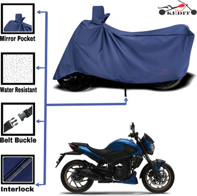 KEDIT Two Wheeler Cover for Bajaj(Blue)