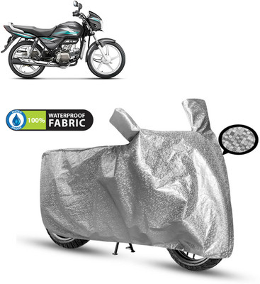 CODOKI Waterproof Two Wheeler Cover for Hero(Splendor PRO, Silver)