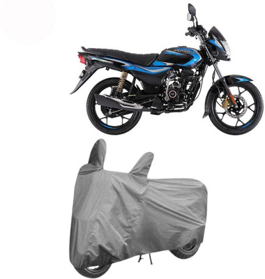 DeepShakshi AUTOMOTIVE Waterproof Two Wheeler Cover for Bajaj(Platina 110, Grey)