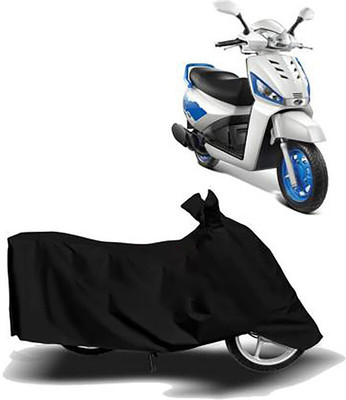 Mdstar Waterproof Two Wheeler Cover for Mahindra(Gusto, Black)
