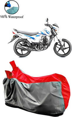 rakku Two Wheeler Cover for Suzuki(Hayate, Grey, Red)