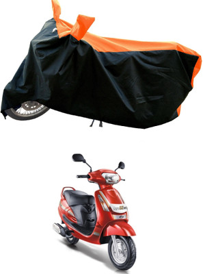 DeepShakshi AUTOMOTIVE Waterproof Two Wheeler Cover for Mahindra(Duro 125, Orange)