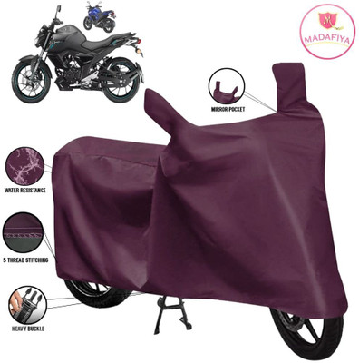 MADAFIYA Waterproof Two Wheeler Cover for Yamaha(FZ-S Fi Version 3.0, Maroon)
