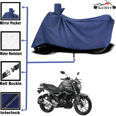 AASHTIK MART Two Wheeler Cover for Yamaha(FZ, Blue)