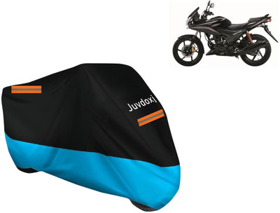 Juvdoxj Waterproof Two Wheeler Cover for Honda(Stunner CBF, Blue)