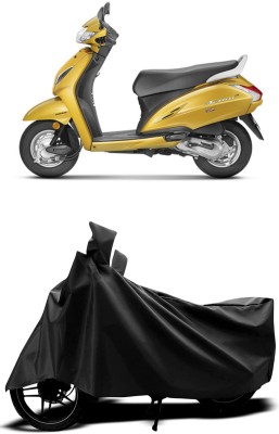 amtec Waterproof Two Wheeler Cover for Honda(Activa 5G, Black)