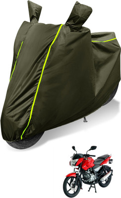 MOCKHE Waterproof Two Wheeler Cover for Bajaj(Pulsar 135 LS DTS-i, Green)