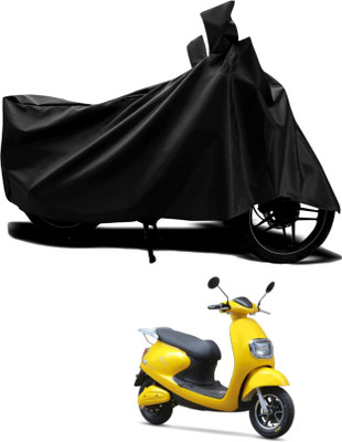 AASHTIK MART Two Wheeler Cover for Techo Electra(Emerge, Black)