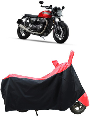 Coxtor Two Wheeler Cover for Triumph(Speed Twin BS6, Red)