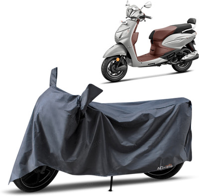 CoNNexXxionS Two Wheeler Cover for Hero(Pleasure Plus, Grey)
