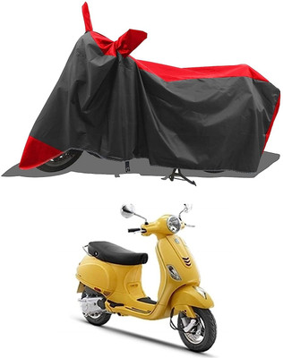 AASHTIK MART Two Wheeler Cover for Piaggio(Vespa VXL, Red)