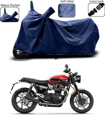 smwzxyu Waterproof Two Wheeler Cover for Triumph(Speed Twin BS6, Blue)