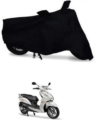 THE REAL ARV Waterproof Two Wheeler Cover for Ampere(Magnus, Black)