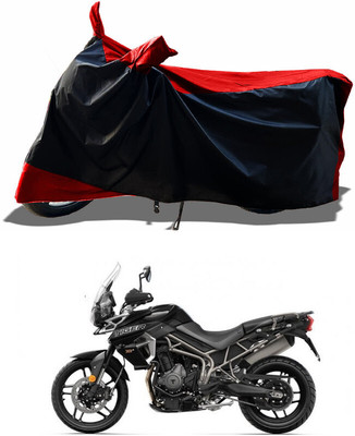 DeepShakshi AUTOMOTIVE Waterproof Two Wheeler Cover for Triumph(Tiger 800 XR, Red)